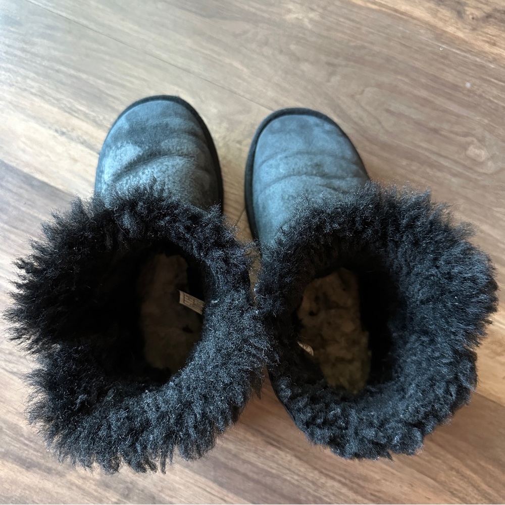 Ugg Mini Bailey Button Black Boots - image 6